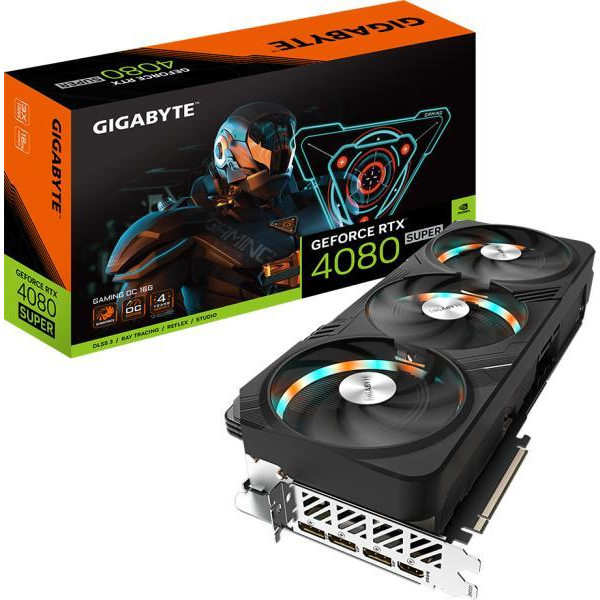 Gigabyte GAMING GeForce RTX 4080 SUPER OC 16G NVIDIA 16 GB GDDR6X (GV-N408SGAMING OC-16GD)
