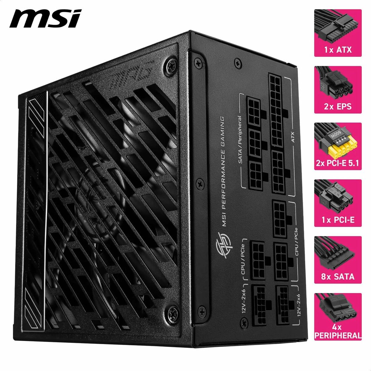 Power supply MSI 306-7ZPFX11-CE0 80 Plus Gold ATX
