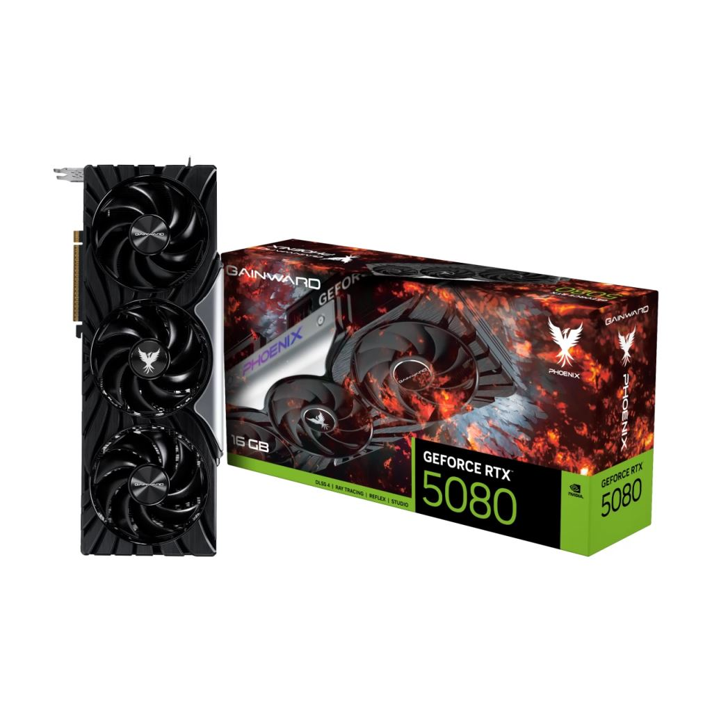 Gainward GeForce RTX 5080 Phoenix V1 NVIDIA 16 GB GDDR7 (NE75080019T2-GB2031C)