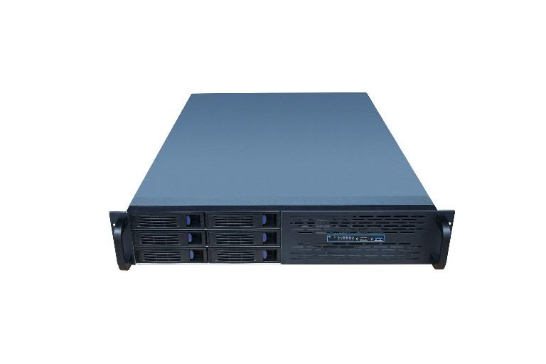 TGC Rack Mountable Server Chassis 2U 550mm Depth, 6x Ext 3.5' Bays, 3x
