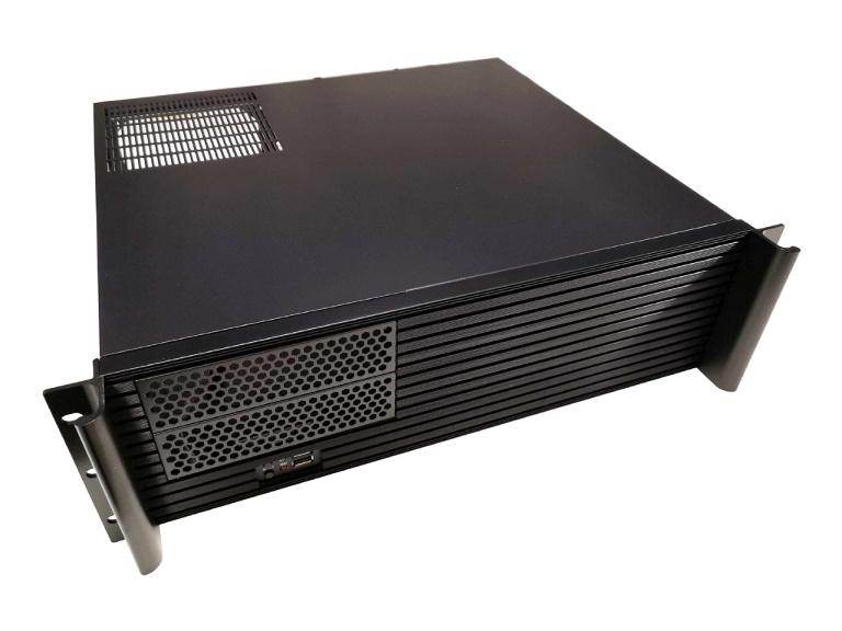 TGC Rack Mountable Server Chassis 3U 380mm Depth, 2x Ext 5.25' Bays,