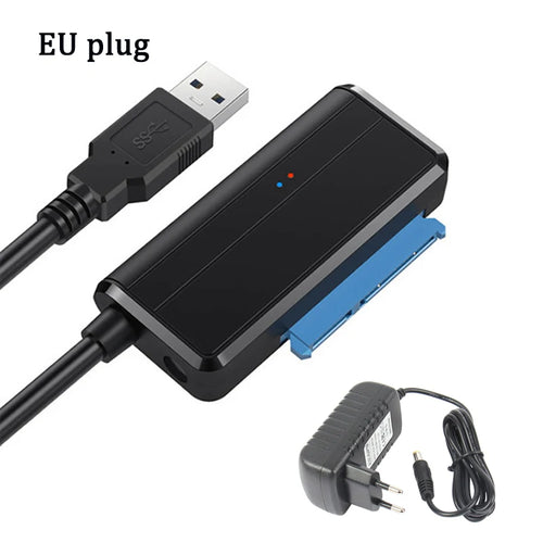 USB 3.0 to SATA Adapter SATA Cable for 3.5/2.5 Inch SSD HDD SATA III