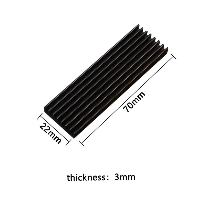 M.2 NVME NGFF 2280 SSD Cooler For PS5 PC Laptop M.2 NVME Heatsink