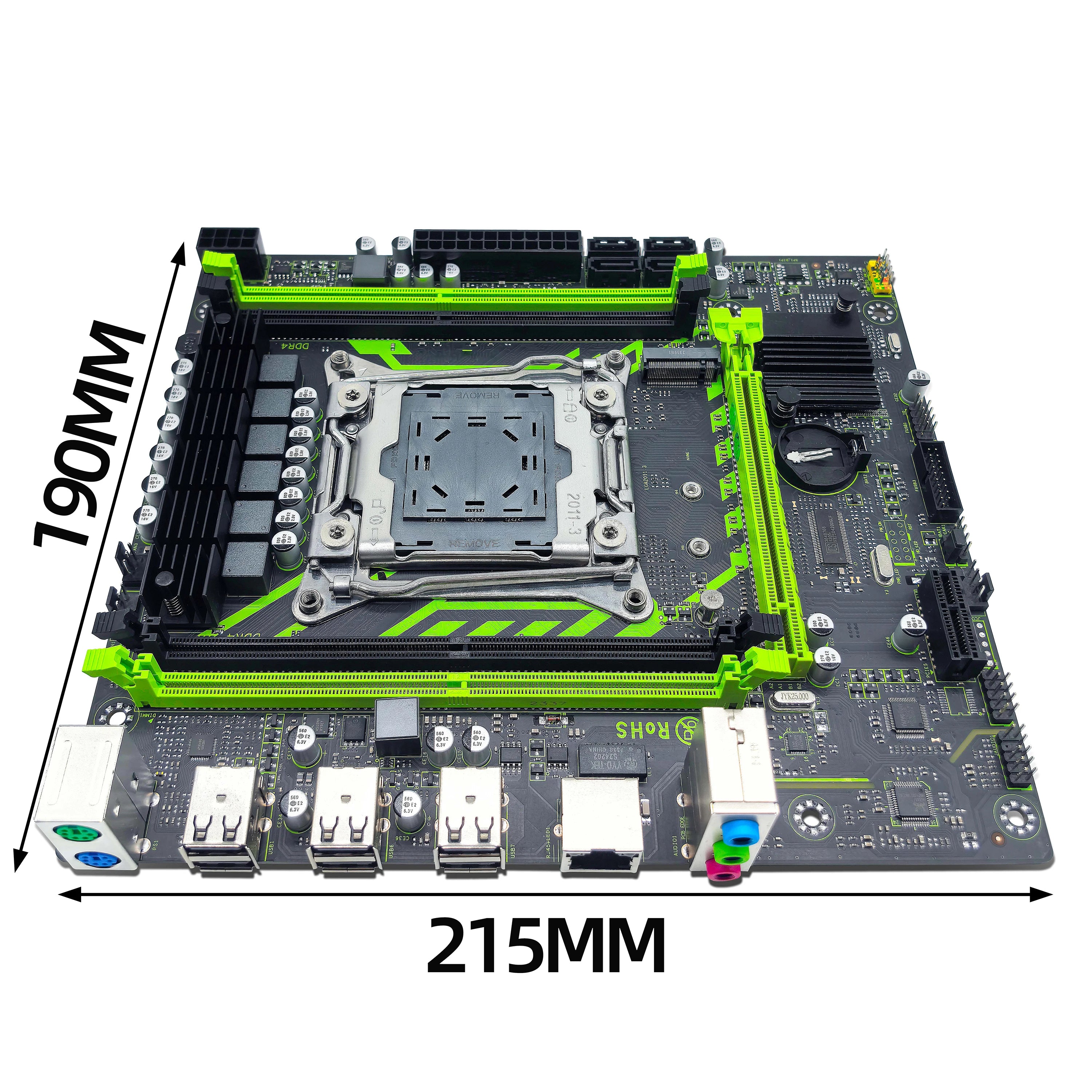 ZSUS X99-8D4 Motherboard Set Kit With LGA2011-3 Xeon E5 2650 V4 CPU