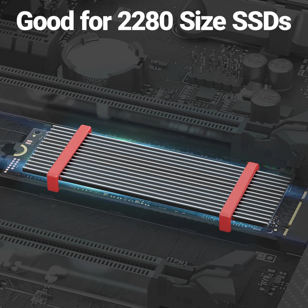 JEYI M.2 SSD Heatsink – Aluminum PS5 Radiator for High-Speed Solid State Drives | DNiCT