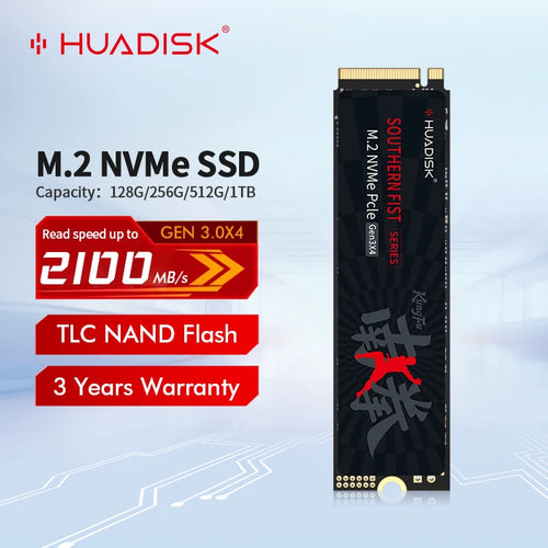 HUADISK M.2 PCIe NVME 128GB 256GB 512GB 1TB M2 2280 NVME SSD Solid