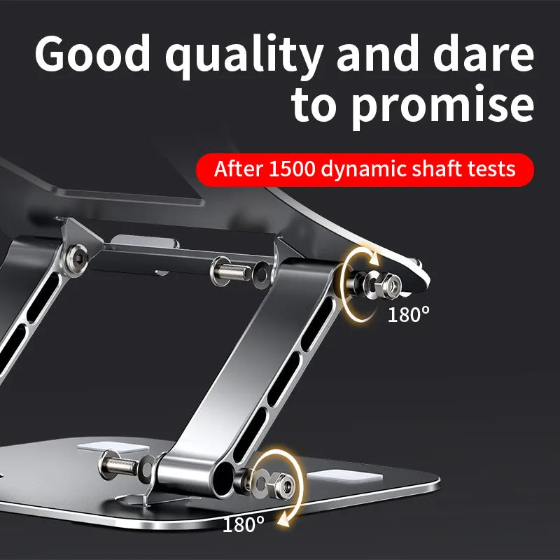 NNEOBA Laptop Stand Adjustable Aluminum Up to 17 Inch Laptop Portable Cooling-4