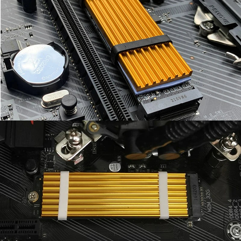 M.2 NVME NGFF 2280 SSD Cooler For PS5 PC Laptop M.2 NVME Heatsink