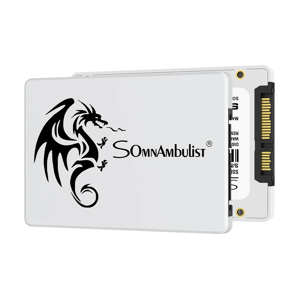 SomnAmbulist 2.5" SSD – 64GB, 128GB, 256GB & 512GB High-Speed Solid State Drive for Laptops and Desktops by DNiCT