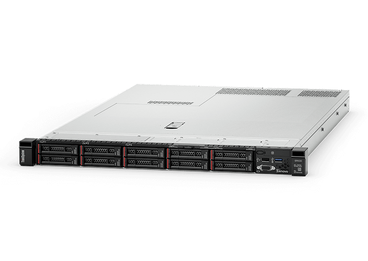LENOVO ThinkSystem SR630 1U Rack Server, 1xIntel Xeon Silver 4208, 8 x