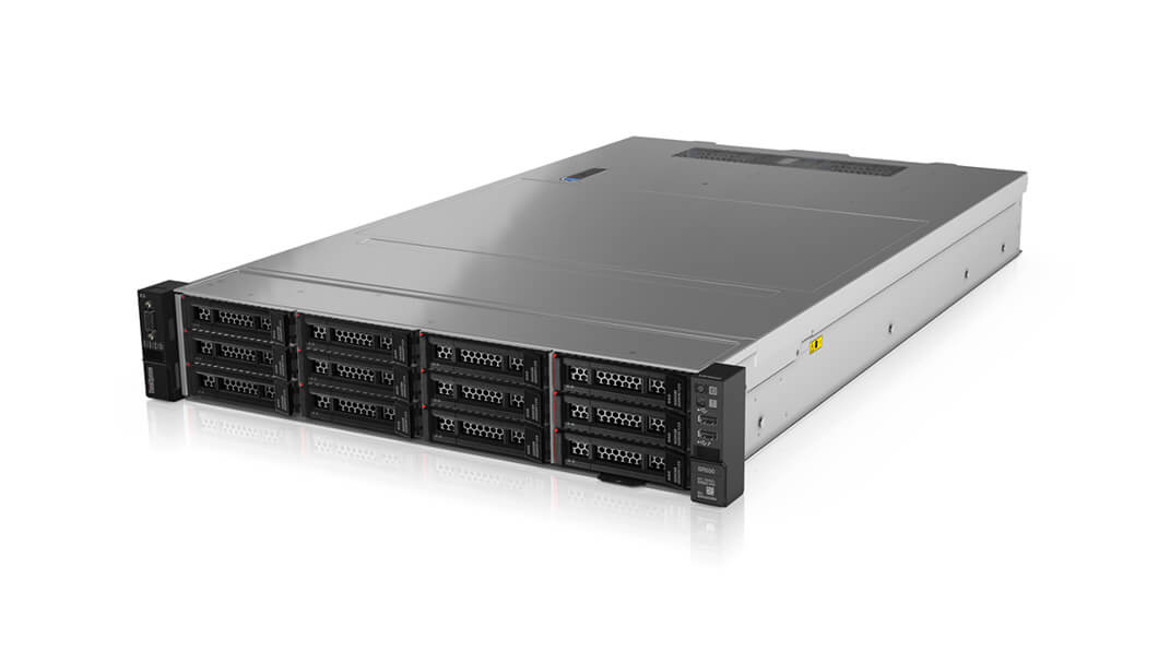 LENOVO ThinkSystem SR550 2U Rack Server, 1xIntel Xeon Silver 4208,