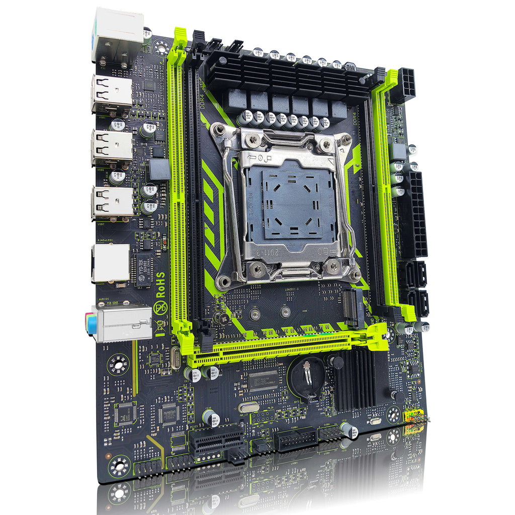 ZSUS X99-8D4 Motherboard Set Kit With LGA2011-3 Xeon E5 2650 V4 CPU
