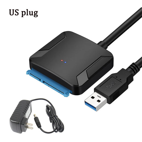 USB 3.0 to SATA Adapter SATA Cable for 3.5/2.5 Inch SSD HDD SATA III