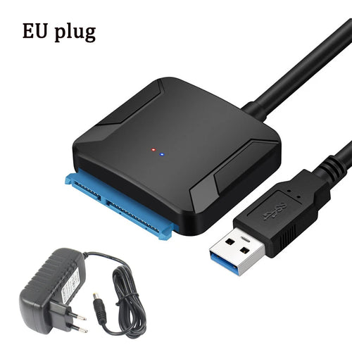 USB 3.0 to SATA Adapter SATA Cable for 3.5/2.5 Inch SSD HDD SATA III