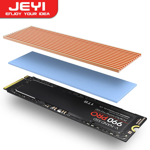 JEYI M.2 SSD Heatsink – Aluminum PS5 Radiator for High-Speed Solid State Drives | DNiCT