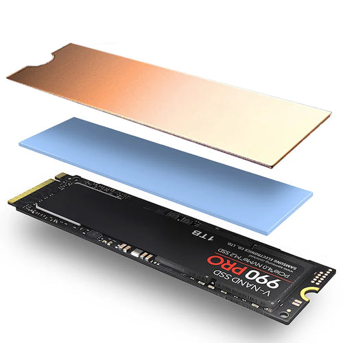 TEUCER M.2 SSD Heatsink M2 2280 Solid State Hard Disk Aluminum