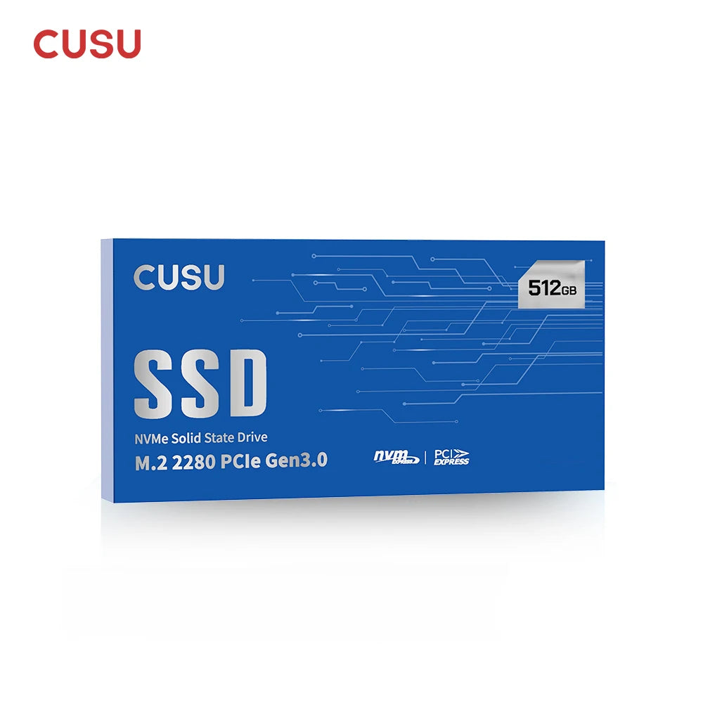 CUSU M.2 SSD 256GB 512GB 1TB 2TB PCIe3x4 Solid State Drive SSD NVME M2