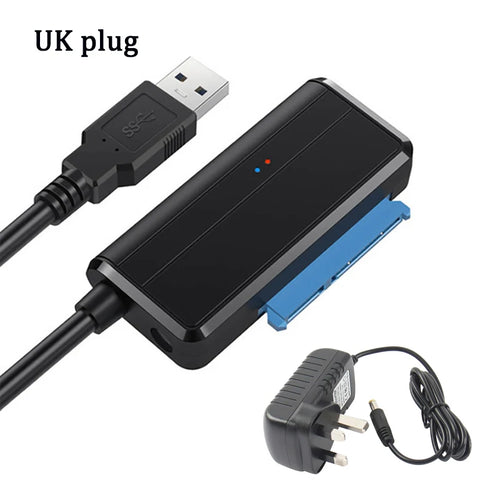 USB 3.0 to SATA Adapter SATA Cable for 3.5/2.5 Inch SSD HDD SATA III