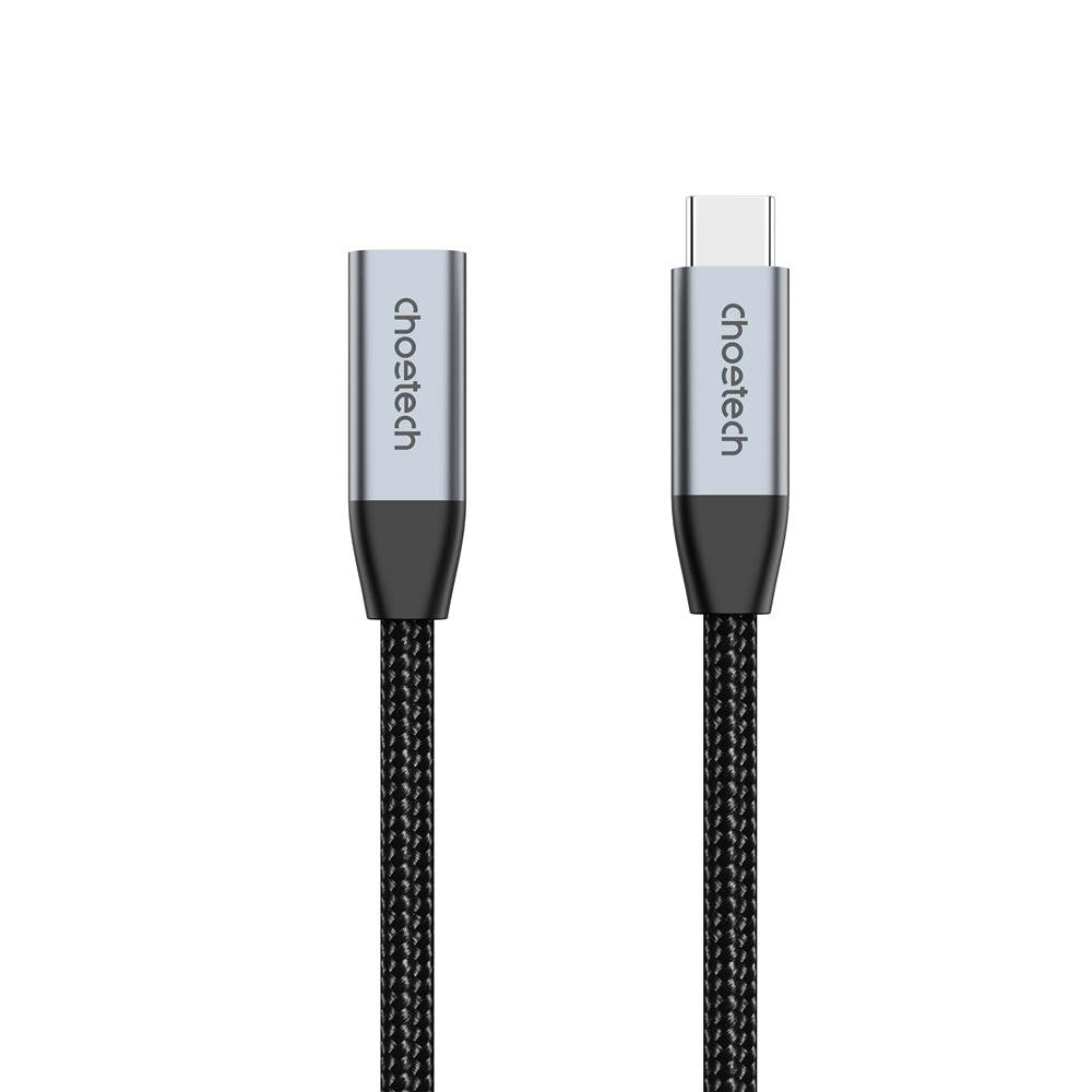 NNEDSZ CHOETECH XCC-1039 100W Type-C Female to Type-C Male Extension Cable 2M