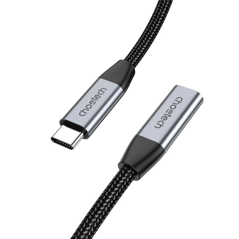 NNEDSZ CHOETECH XCC-1039 100W Type-C Female to Type-C Male Extension Cable 2M