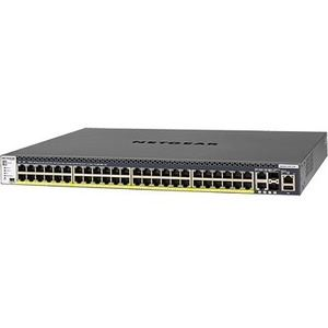 NETGEAR M4300-52G-PoE+ 1000W PSU Gestionate L2/L3/L4 Gigabit Ethernet (10/100/1000) Power over Ethernet (PoE) Suport 1U Negru (GSM4352PB-100NES)