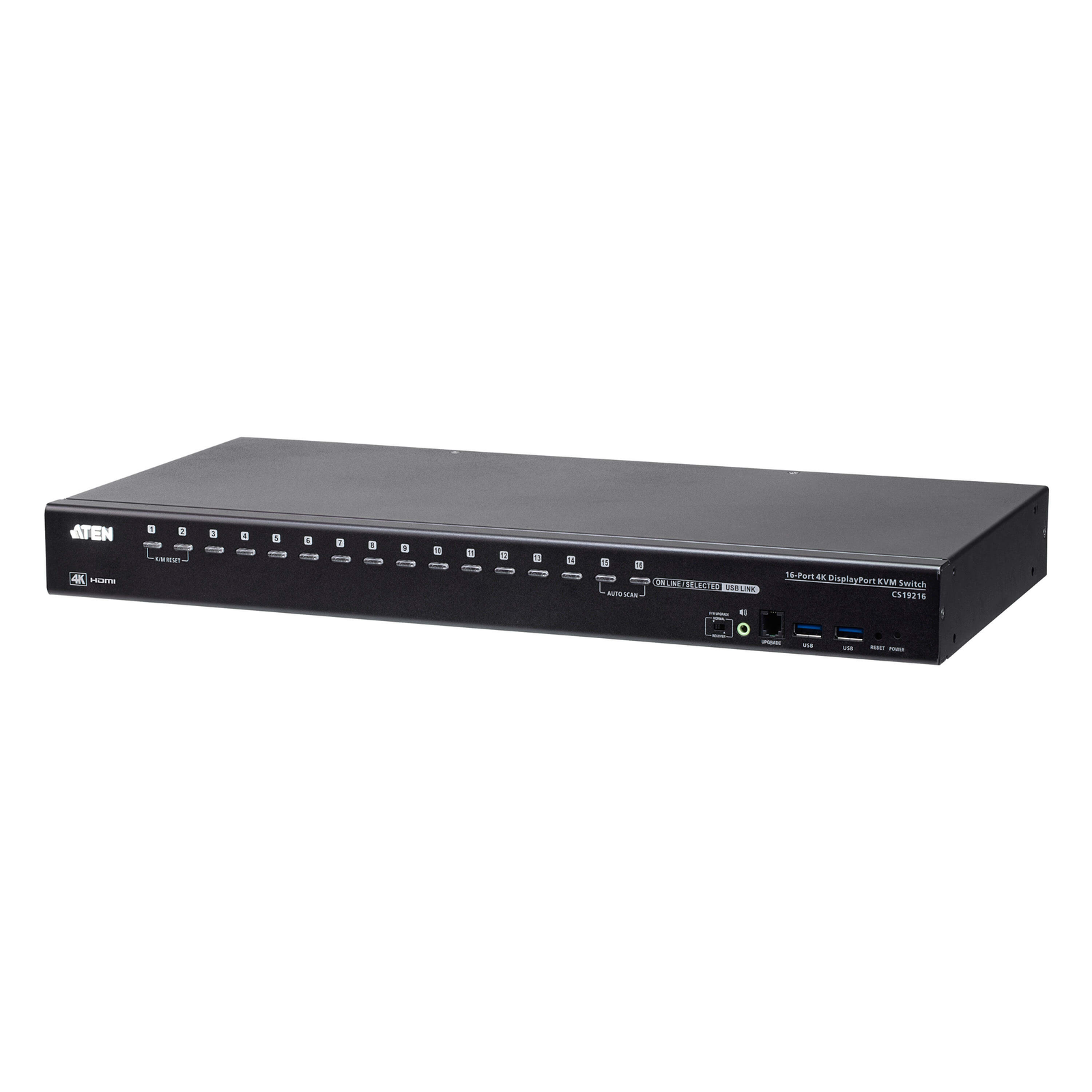 ATEN CS19216-AT-G KVM превключвател Черен (CS19216-AT-G)