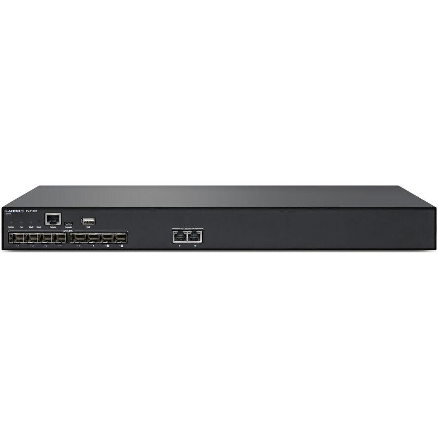 LANCOM XS-5110F Aggregation Switch (8x SFP+ / 2x 10G RJ45) (61858) (61858)
