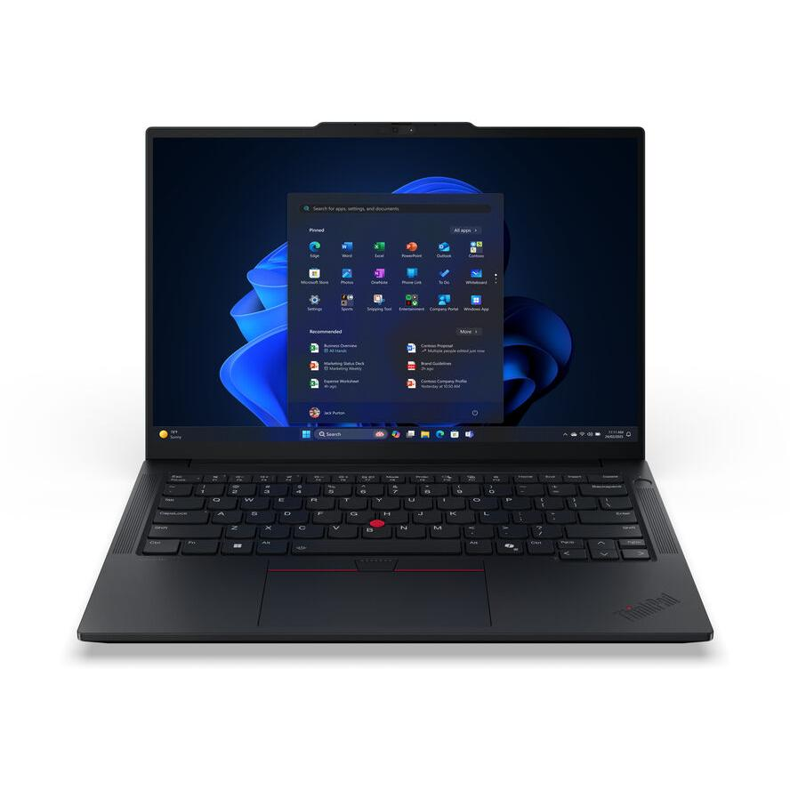 Lenovo ThinkPad E14 Gen 7 (Intel) Intel Core Ultra 7 255H Laptop 35,6 cm (14") WUXGA 16 GB DDR5-SDRAM 512 GB SSD Wi-Fi 6E (802.11ax) Windows 11 Pro Német Fekete (21SX000VGE)