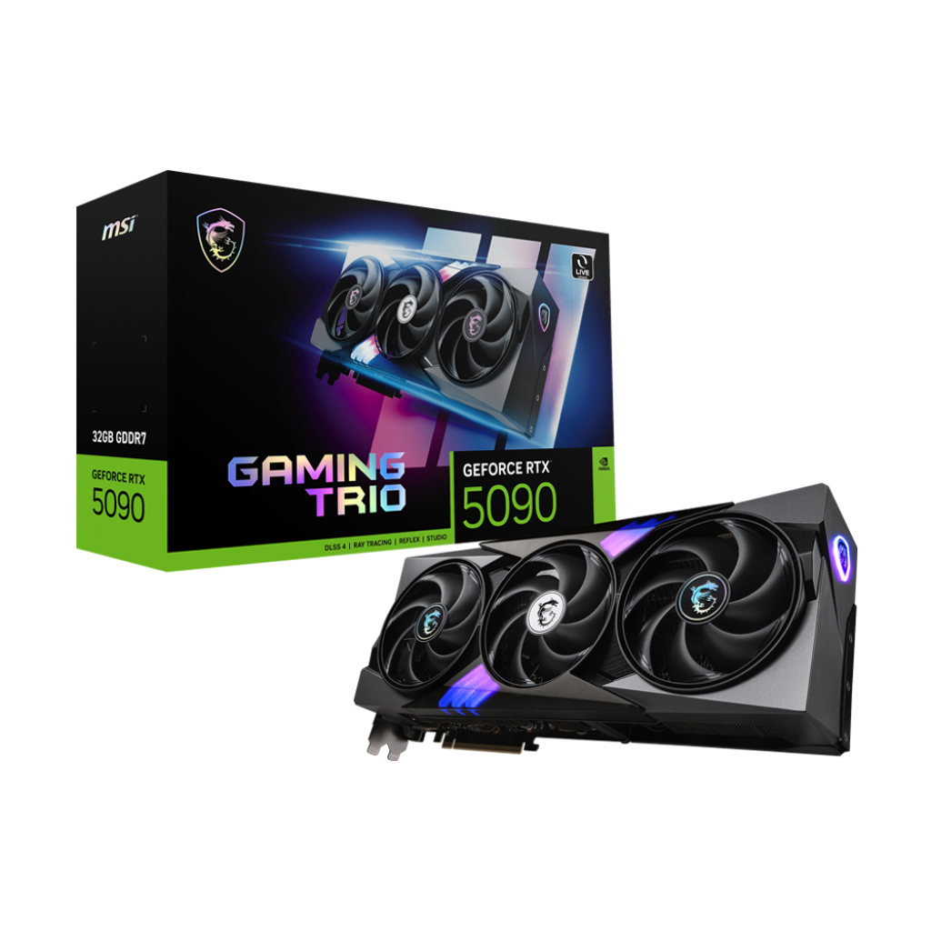 MSI GAMING GeForce RTX5090 TRIO OC 32GB NVIDIA GeForce RTX 5090 GDDR7 (V530-014R)