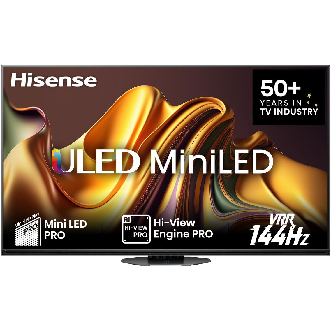 HISENSE televize 65U8NQ 65'' MINILED 4K HDR10+ 144Hz VIDAA Dolby Atmos (65U8NQ)